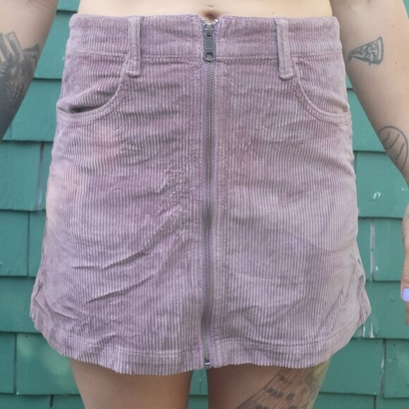 Courduroy Mini Skirt - Picture 3 of 3
